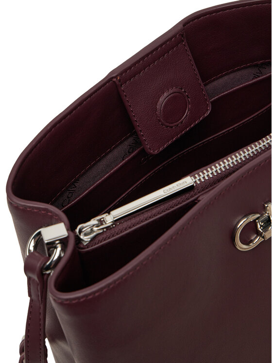 Calvin Klein Дамска чанта Calvin Klein K60K612803 Бордо