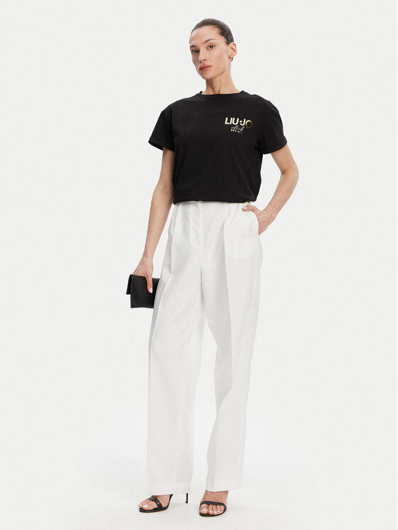 Liu Jo Liu Jo Футболка WA5007 JS923 Чорний Relaxed Fit