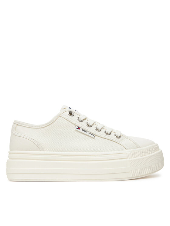 Tommy Jeans Tenisice Tommy Jeans Tjw Foxing Flatform Lc EN0EN02736 Bijela