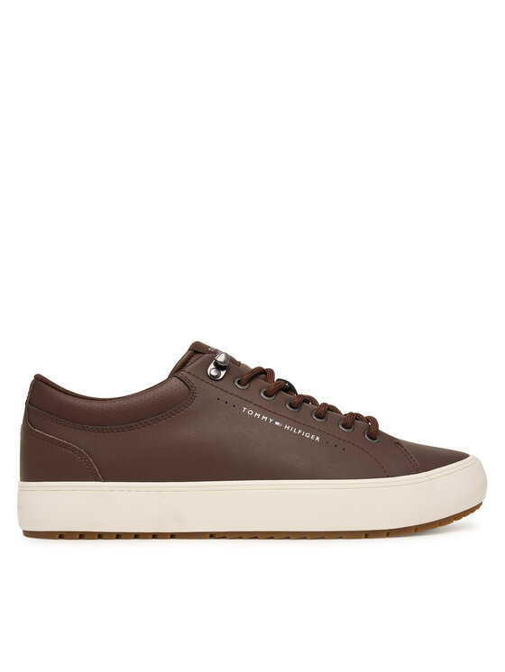 Tommy Hilfiger Sneakers Tommy Hilfiger Harlem Lth Vulc Cleat Winter FM0FM05950 Maro