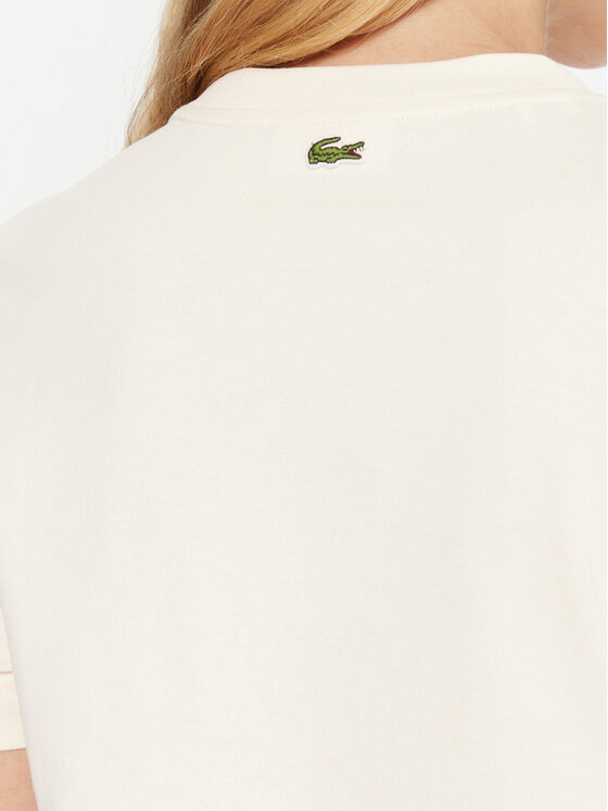Lacoste Lacoste Camiseta TF0355 Beis Regular Fit