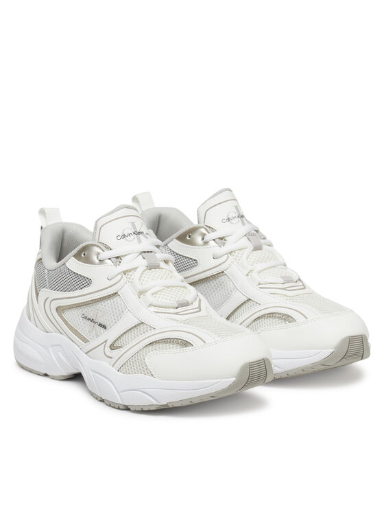 Calvin Klein Jeans Zapatillas Calvin Klein Jeans Retro Tennis Mesh Ml YW0YW01807 Blanco