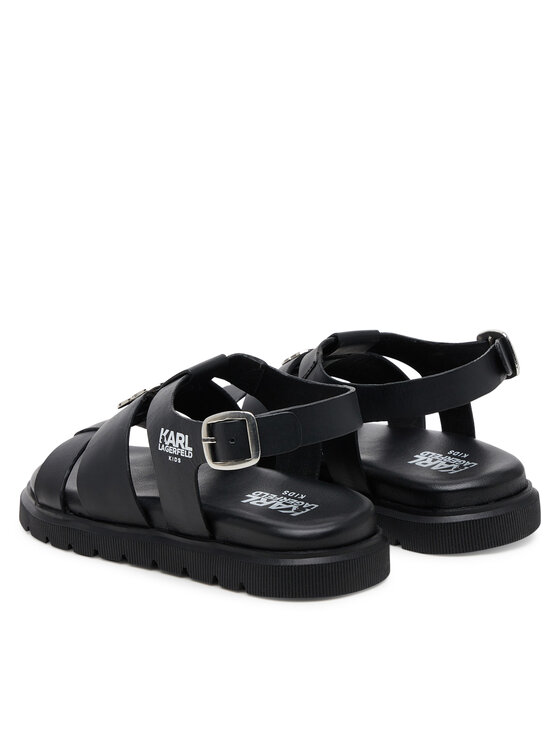 Karl Lagerfeld Kids Sandały Karl Lagerfeld Kids Z30372 M Czarny