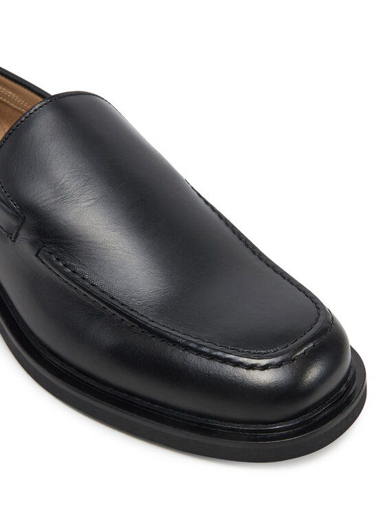 Calvin Klein Mokasīni Calvin Klein Sq Rubber Onepiece Moccasin HM0HM01883 Melns