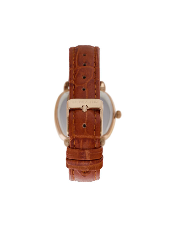 U.S. Polo Assn. Годинник U.S. Polo Assn. Mirabelle USP8488RG Коричневий
