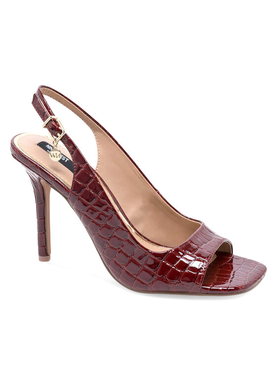 Nine West Sandály Nine West FF-1065 Červená