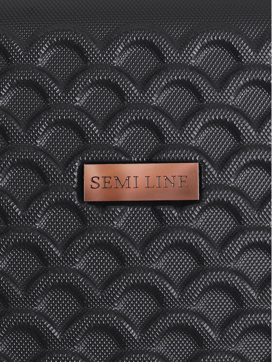 Semi Line Velký kufr Semi Line T5718-3 Černá