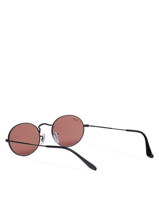 Ray-Ban Сонцезахисні окуляри Ray-Ban Oval Flat Lenses 0RB3547N Чорний