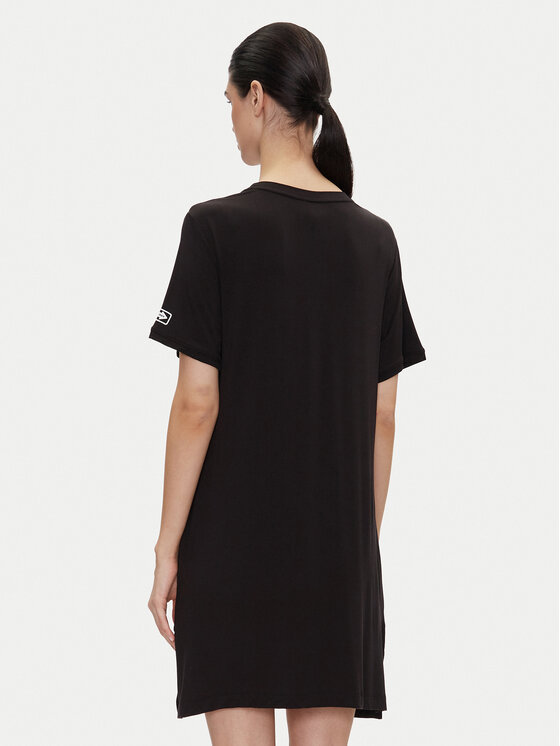 DKNY DKNY Нічна сорочка YI30051 Чорний Relaxed Fit
