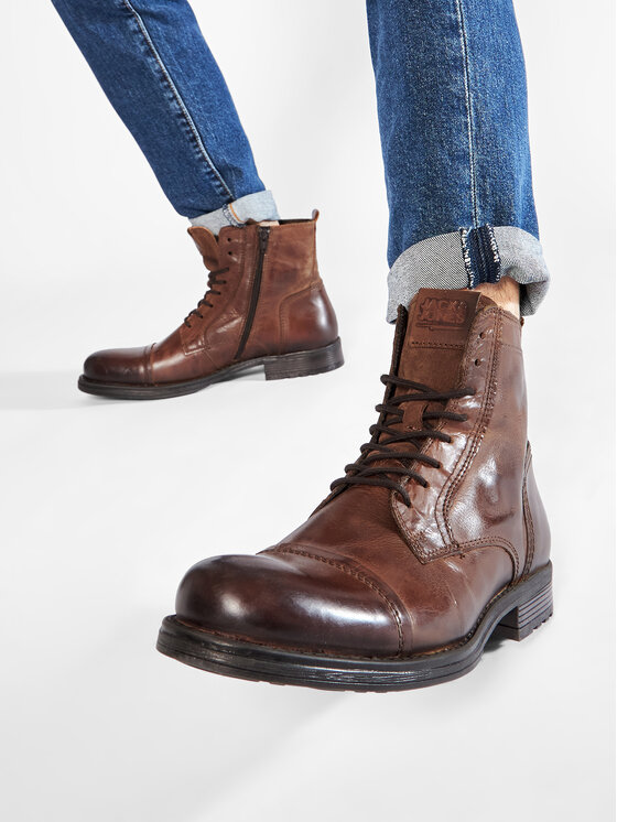 Jack & Jones Чоботи Jack & Jones Jfwrussel 12156000 Коричневий