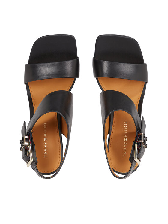 Tommy Hilfiger Sandali Tommy Hilfiger Th Hardware Block High Heel FW0FW07886 Nero