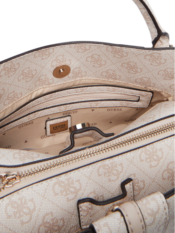 Guess Ročna torba Guess Yvonne Logo HWSG23 78060 Kremna