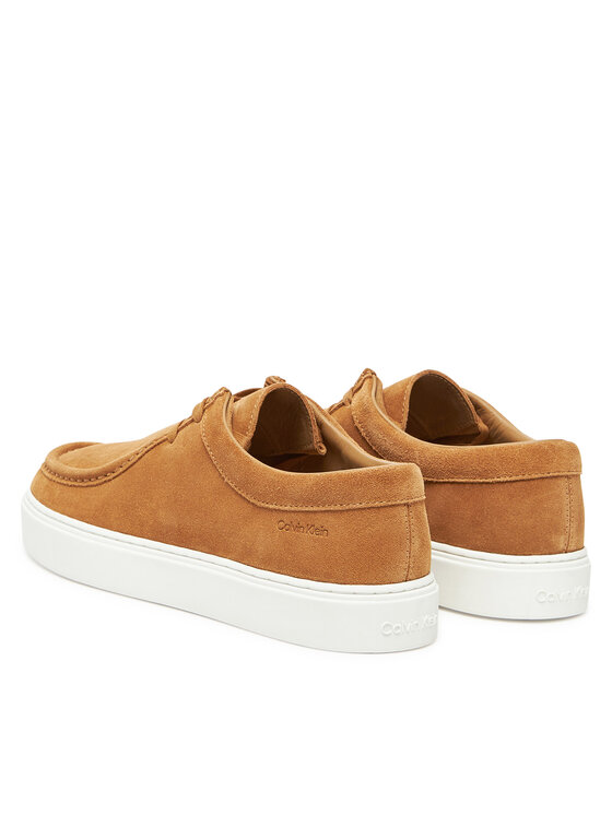 Calvin Klein Īsi apavi Calvin Klein Hybrid Apron Laceup Su HM0HM01967 Brūns