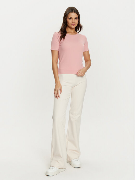 Guess Guess Футболка V5RI04 KCLH0 Рожевий Regular Fit