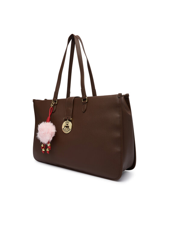 LOVE MOSCHINO Дамска чанта LOVE MOSCHINO JC4239PP0PKI0313 Тъмнокафяв
