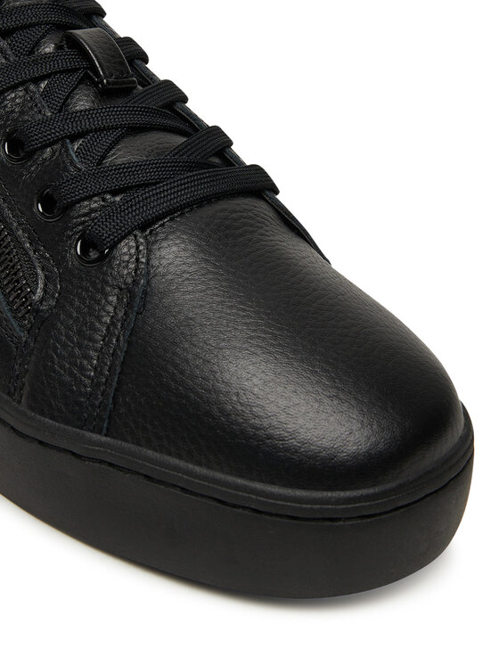 Calvin Klein Jeans Laisvalaikio batai Calvin Klein Jeans Classic Cupsole Zip Low In YM0YM01318 Juoda