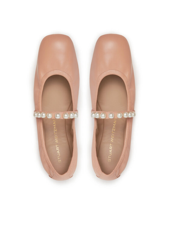 Stuart Weitzman Balerina Stuart Weitzman Goldie Ballet SF896 Bézs