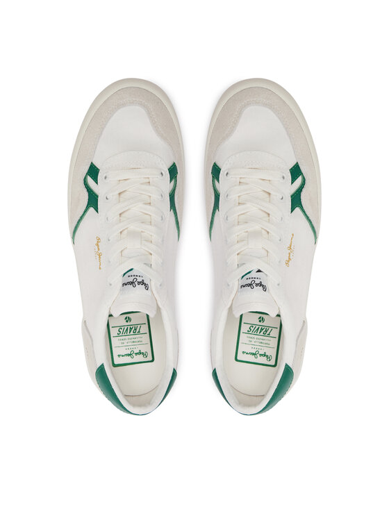 Pepe Jeans Снікерcи Pepe Jeans Travis Brit M PMS31038 Білий
