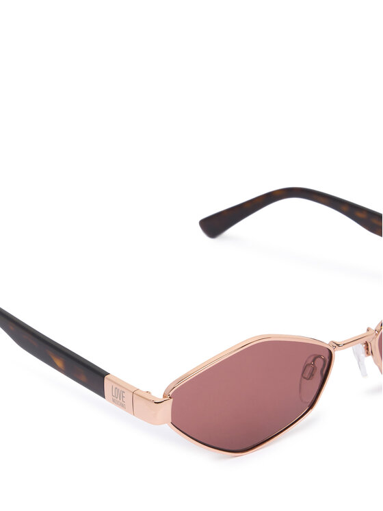 LOVE MOSCHINO Okulary przeciwsłoneczne LOVE MOSCHINO MOL101/S 208538 Złoty
