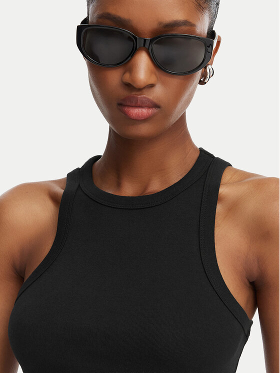 HUGO HUGO Top The Plain Tank 50515651 Negro Slim Fit
