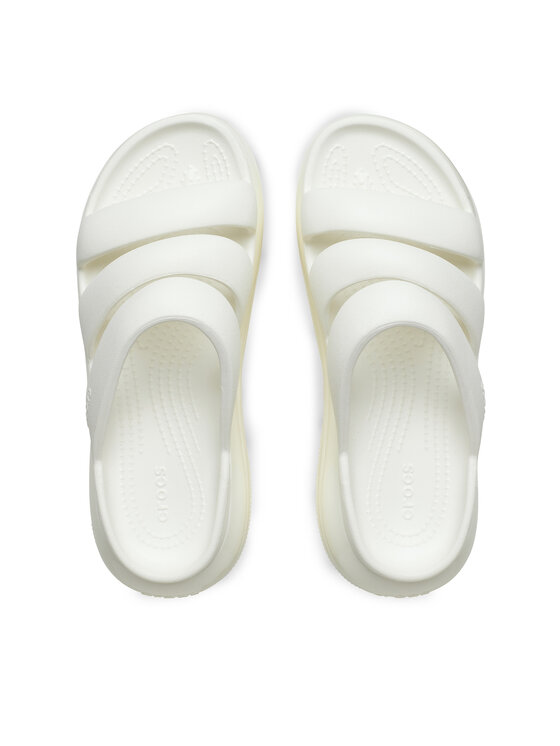 Crocs Шльопанці Crocs Mega Crush Triple Strap 209842 Écru