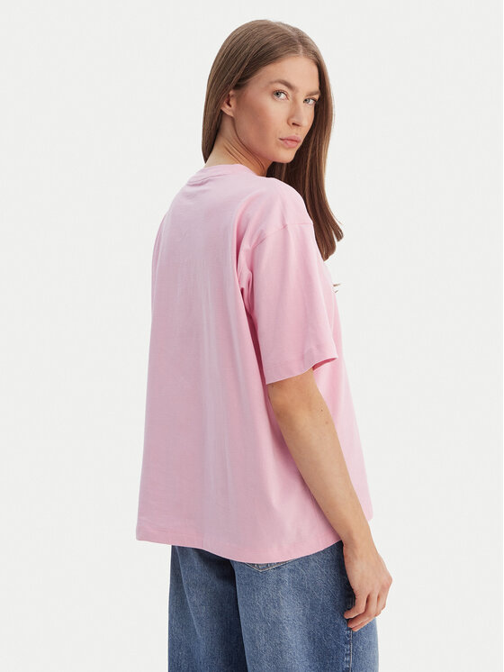 Guess Jeans Guess Jeans Camiseta W6RI20 K8HM0 Rosa Oversize