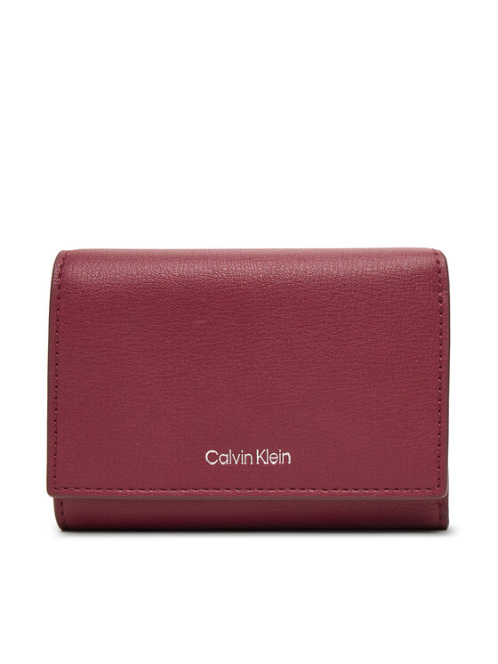 Calvin Klein Peňaženka Calvin Klein Foil Logo Trifold W/ Zip Pocket LV04F1117G Ružová