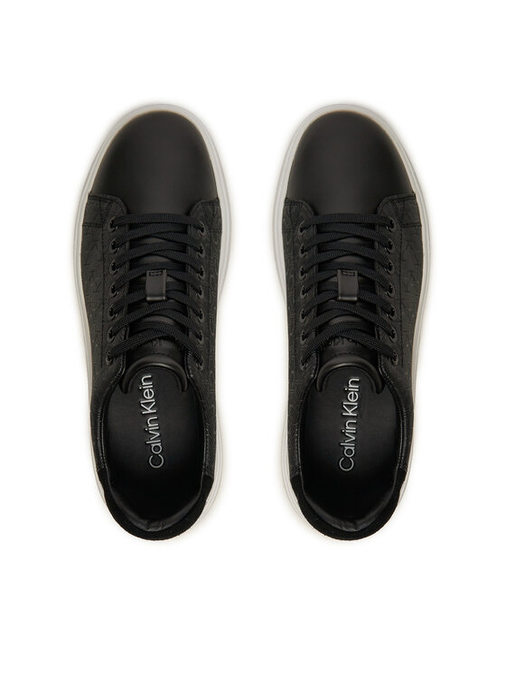 Calvin Klein Сникърси Calvin Klein Cupsole Lace Up Mono HW0HW02445 Черен