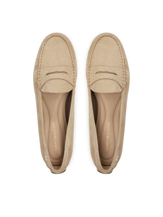 Tommy Hilfiger Mocasini Tommy Hilfiger Th Suede Driver Loafer FW0FW08563 Bej