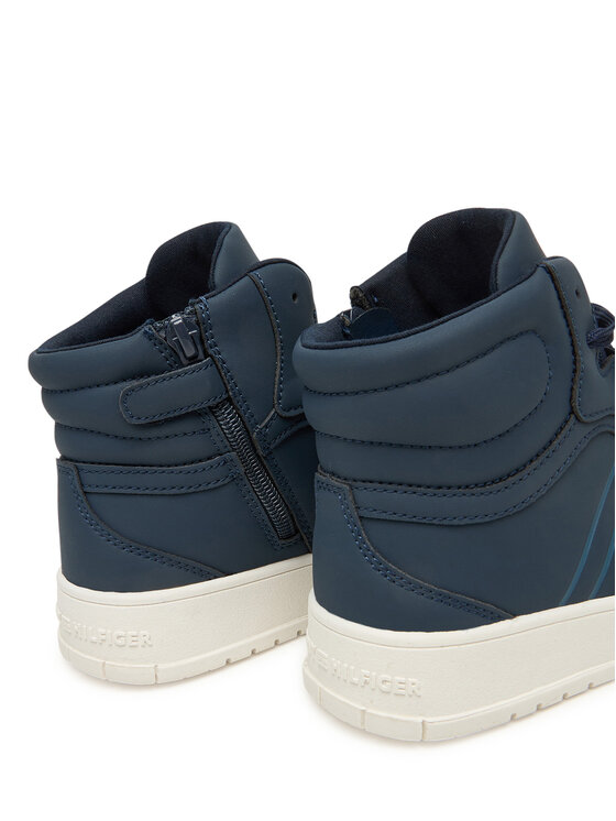 Tommy Hilfiger Сникърси Tommy Hilfiger T3X9-34094-1355 S Тъмносин