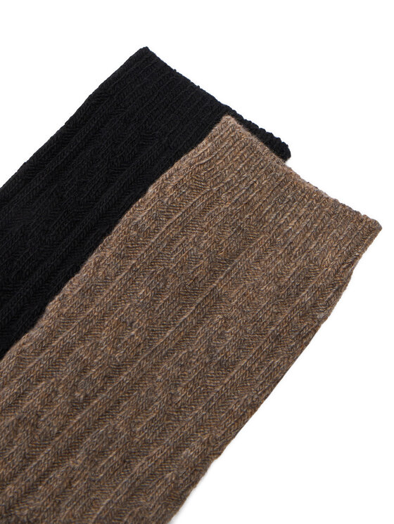 Nine West Dlhé ponožky Nine West CEO_LA_NW_17637_W_AW25 (2-PACK) Čierna