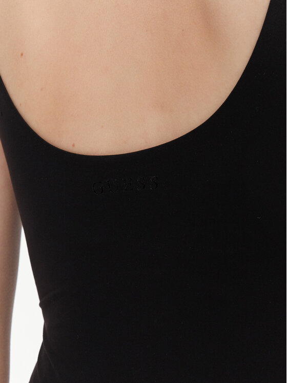 Guess Guess Боді O4BM16 KCDE0 Чорний Slim Fit