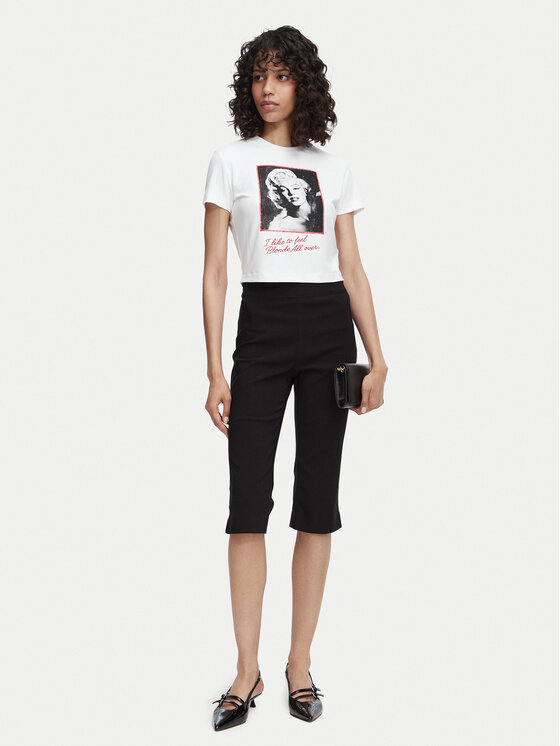 Guess Guess Marškinėliai W6YI64 K6710 Balta Regular Fit