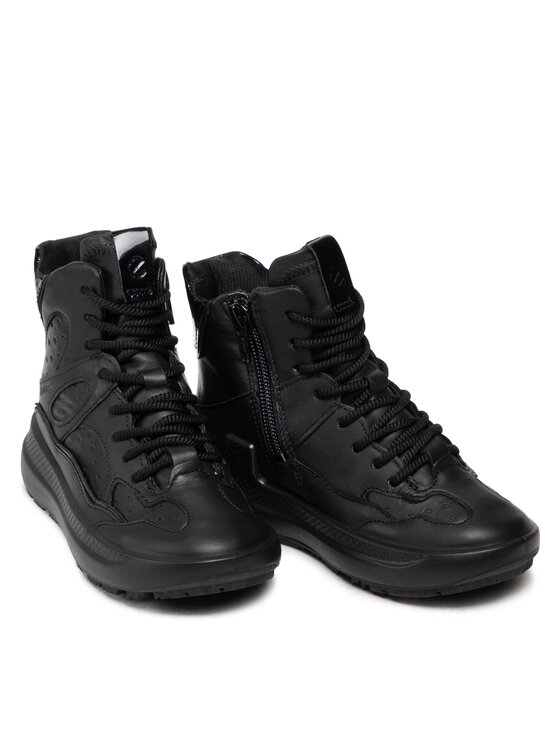 ECCO Šnurovacia obuv ECCO Solice K 78079251094 Čierna
