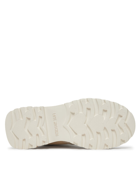 LOVE MOSCHINO Trzewiki LOVE MOSCHINO JA24324G0HIY612A Biały