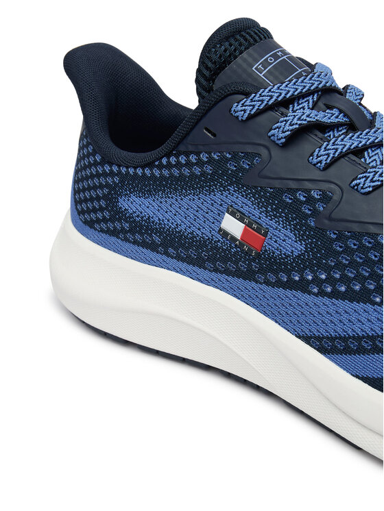 Tommy Jeans Zapatillas Tommy Jeans Runner Knitted EM0EM01713 Azul