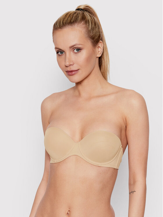 Calvin Klein Underwear Calvin Klein Underwear Push-Up nedrček 0000F2660E Bež