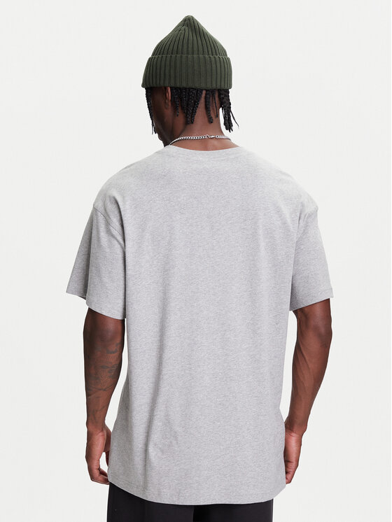 adidas adidas Футболка Trefoil Essentials JY6270 Сірий Oversize