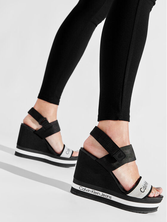 Calvin Klein Jeans Sandali Calvin Klein Jeans Wedge Sandal YW0YW00669 Multicolore