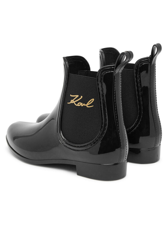 KARL LAGERFELD Kalosze KARL LAGERFELD Kalosh II KL94775 Czarny