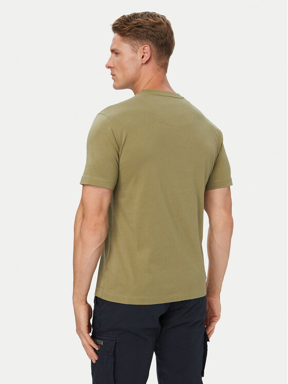 Aeronautica Militare Aeronautica Militare Camiseta 262TS1580UJ00372 Verde Regular Fit