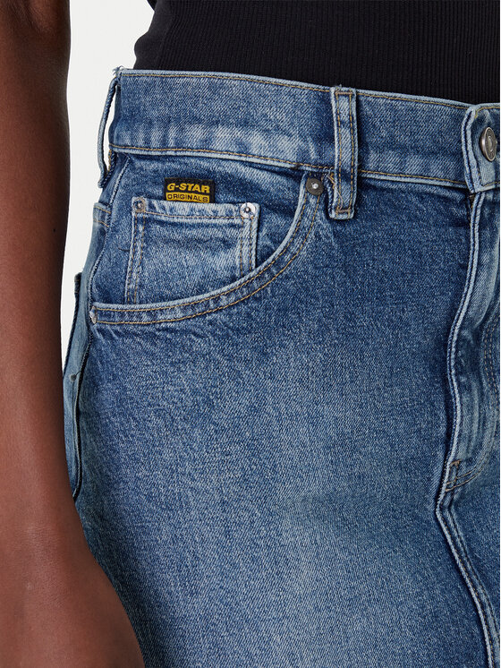 G-STAR G-Star Raw Jeans suknja Viktoria D24385-E106 Plava Regular Fit