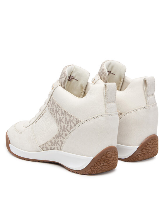 MICHAEL Michael Kors Сникърси MICHAEL Michael Kors Nikko S2 Wedge Trainer 43F6NKFS4S Кремав