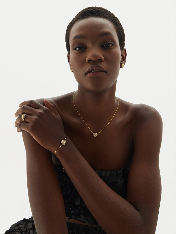 Guess Náramek Guess JUBB04 502JW Zlatá