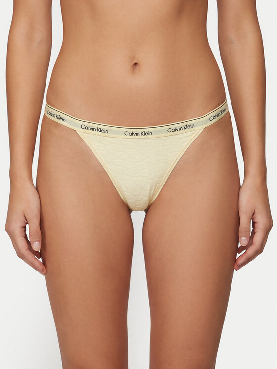 Calvin Klein Underwear Calvin Klein Underwear Klasične spodnje hlačke LV00QD5213 Rumena
