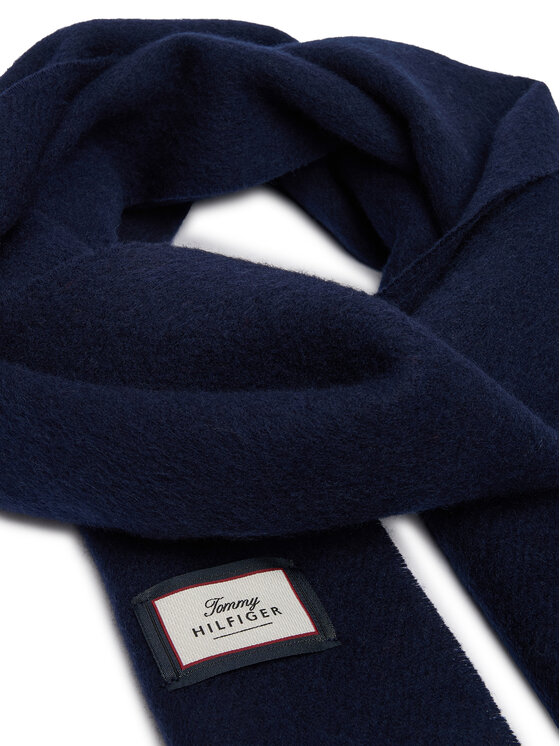 Tommy Hilfiger Зимен шал Tommy Hilfiger Th Scarf AM0AM14768 Тъмносин