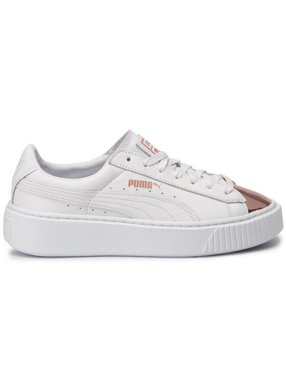 Puma Laisvalaikio batai Puma Basket Platform Metallic 366169 03 Balta