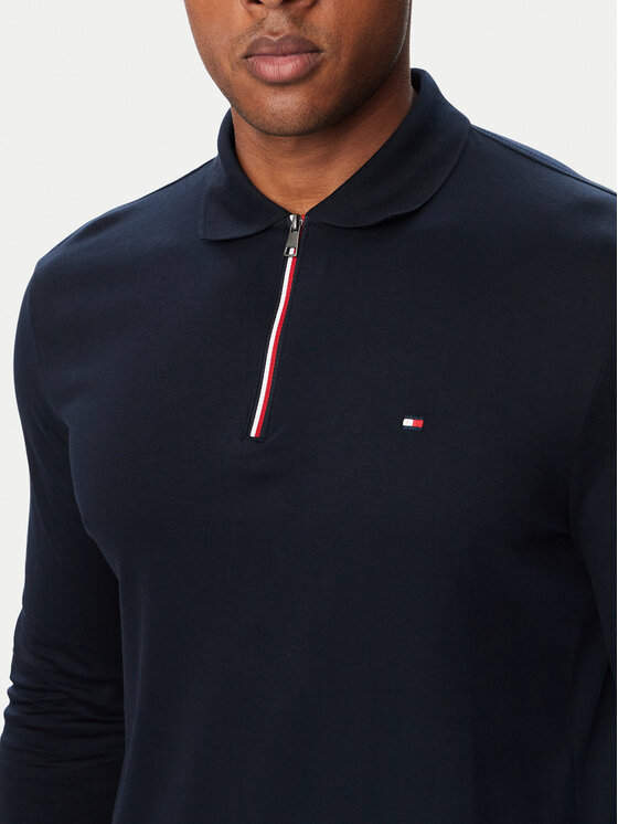 Tommy Hilfiger Tommy Hilfiger Polo Liauid MW0MW44820 Azul marino Regular Fit