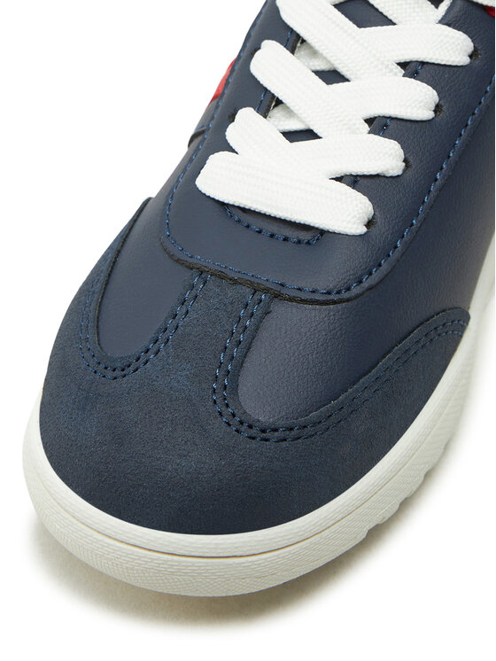Tommy Hilfiger Sneakers Tommy Hilfiger Stripe Low Cut Lace-Up Sneaker T3X9-33851-1269 M Blu scuro
