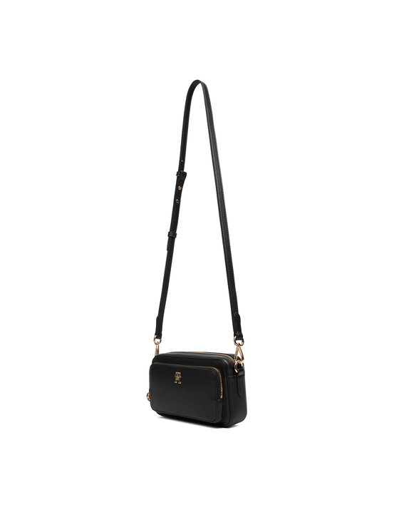 Tommy Hilfiger Ročna torba Tommy Hilfiger Th Icon Camera Bag AW0AW18120 Črna